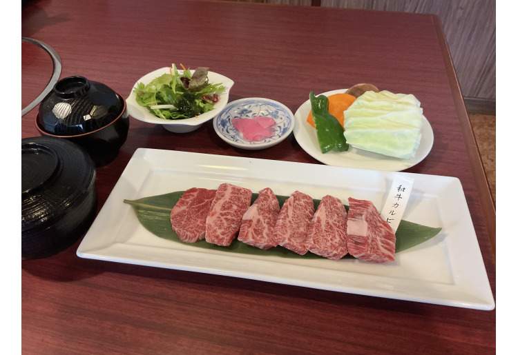 和牛カルビあみ焼きランチ(月〜土曜日)